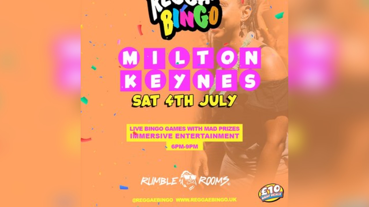 Reggae Bingo - Milton Keynes - Sat 4th July