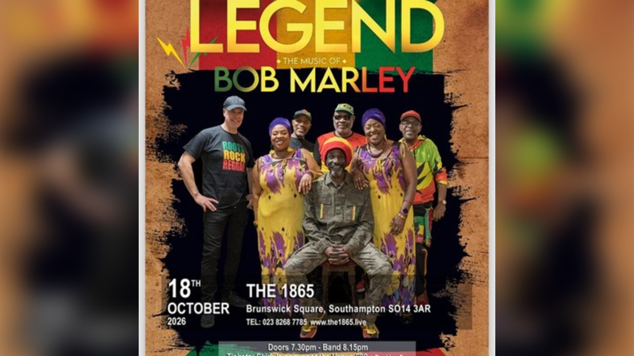 Legend live presents the music of Bob Marley at the 1865