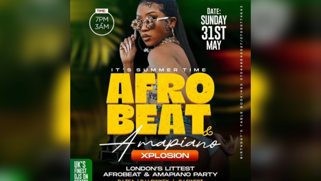 SummerTime Afrobeats X Amapiano Xplosion