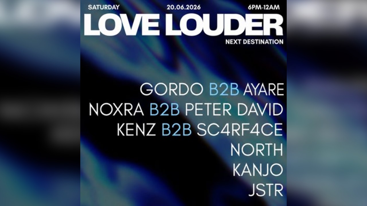 next destination//LOVE LOUDER