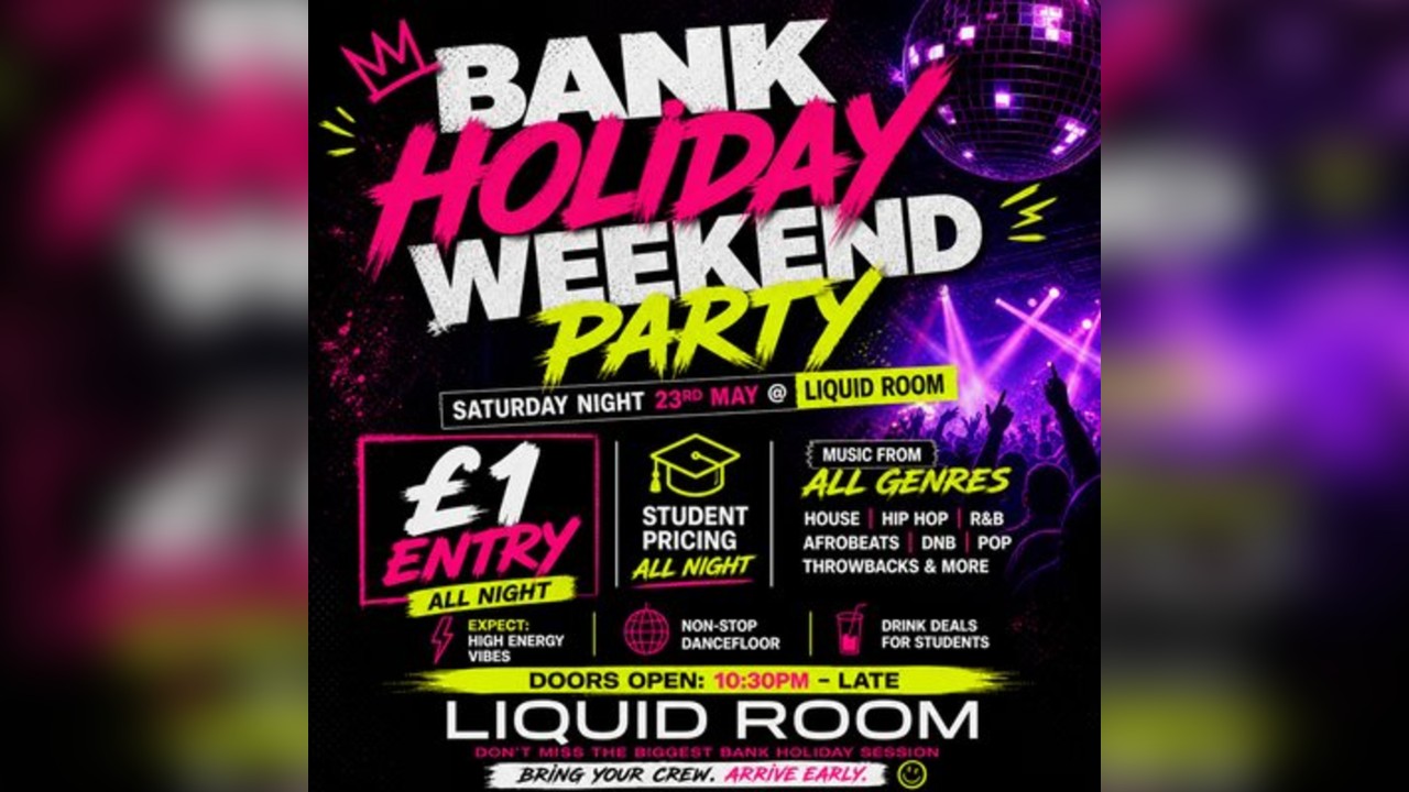 Bank Holiday Weekend Party