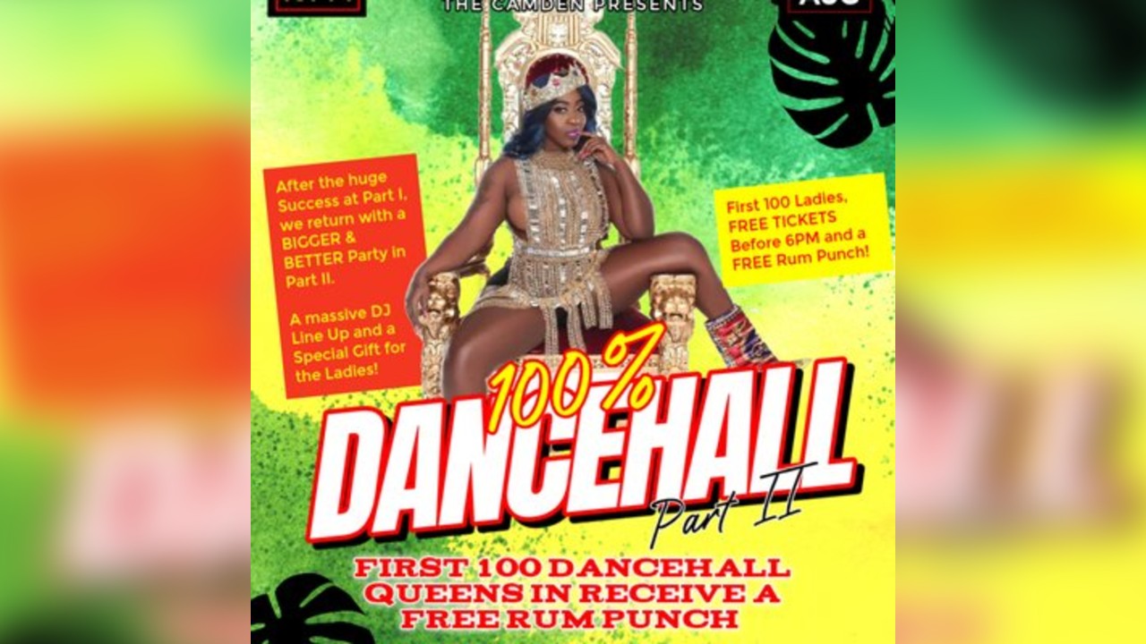 100% Dancehall Part II | Caribbean Party & Dance Night