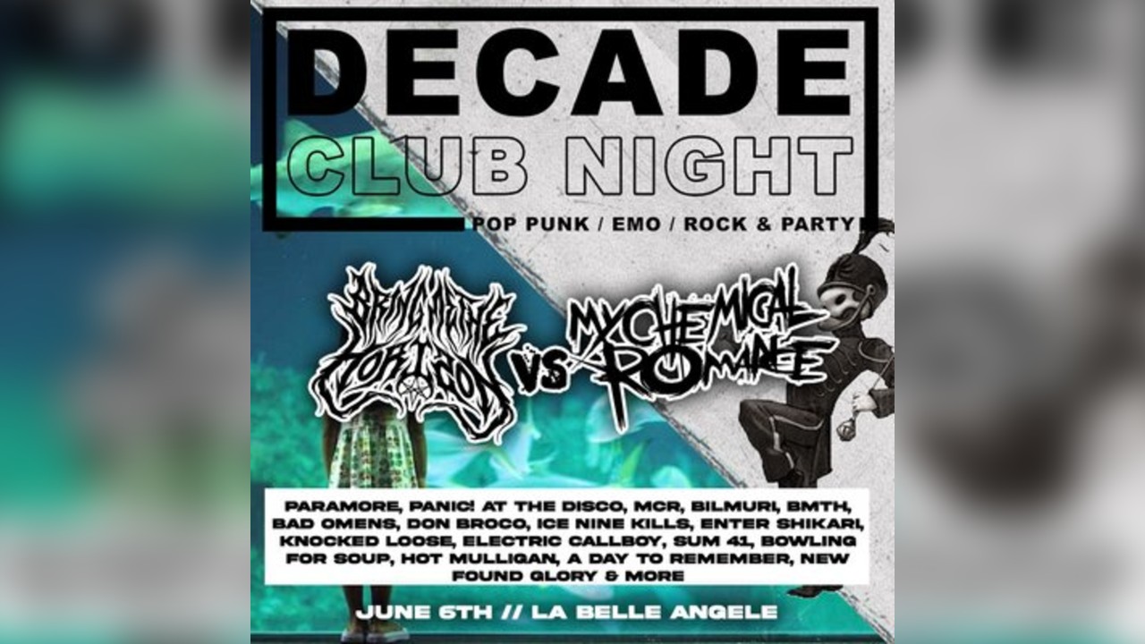 Decade Club Night - June (MCR vs BMTH)