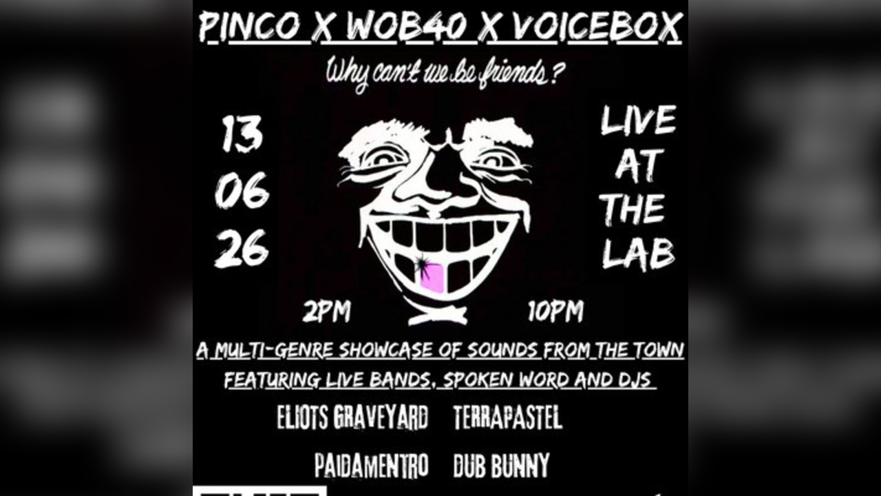 PINCO X WOB40 X VOICEBOX Presents: Why Can't We Be Friends?