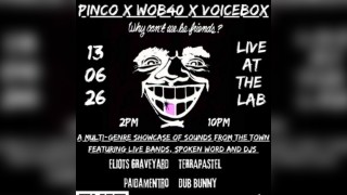PINCO X WOB40 X VOICEBOX Presents: Why Can't We Be Friends?