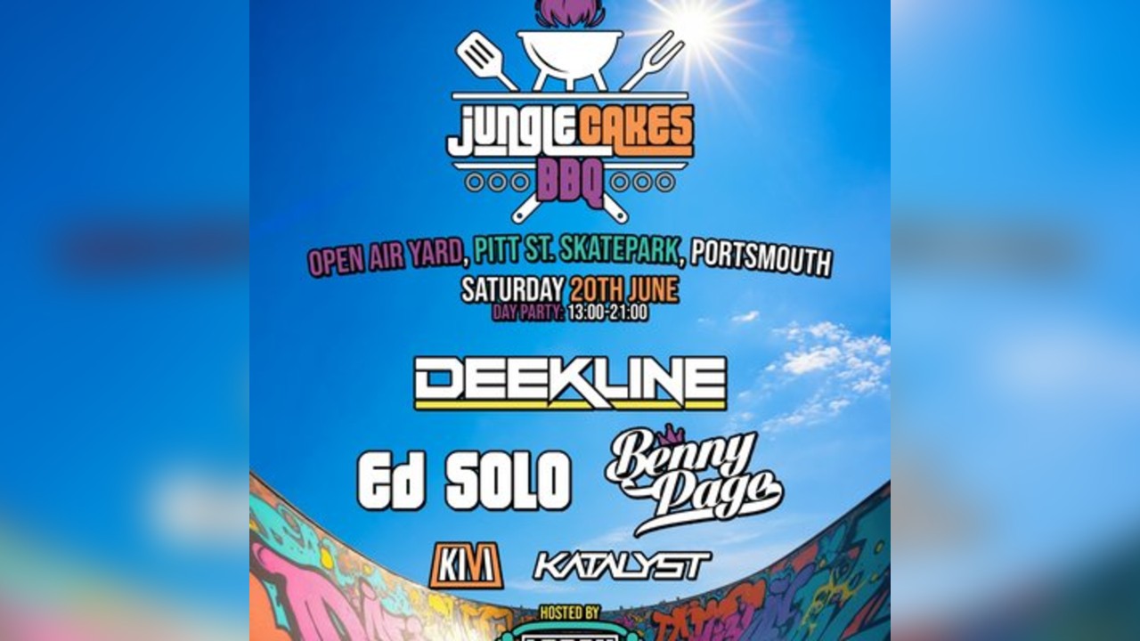 Jungle Cakes BBQ Portsmouth | Deekline / Ed Solo / Benny Page