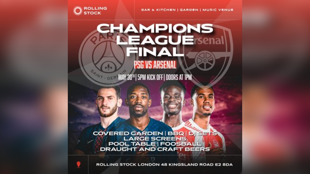 Champions League Final - Garden screening
