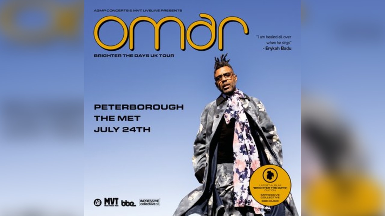 OMAR - Brighter The Days UK tour 2026