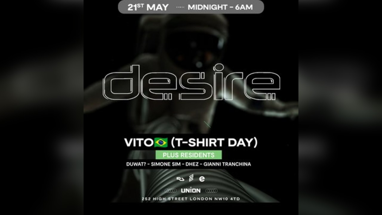 DESIRE - Weekly Thursday After Party - VITO