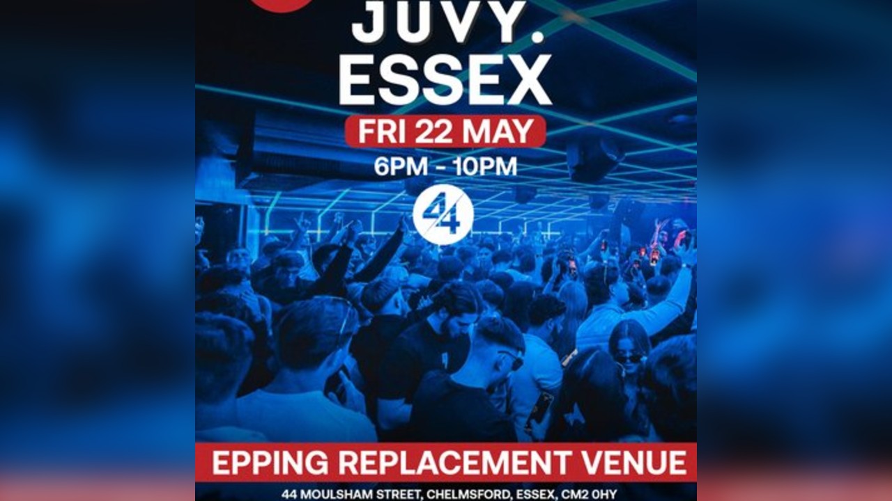 JUVY Under 18s  May Tour - Friday 22nd May - ESSEX