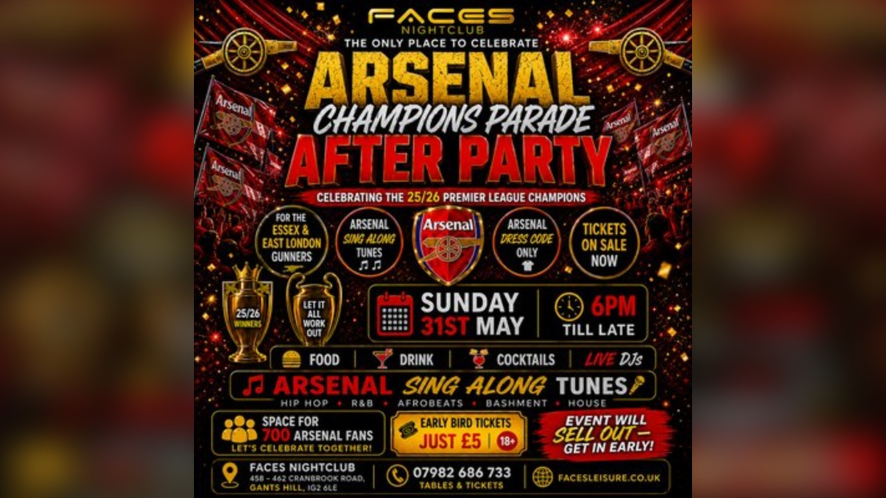 Arsenal Champions Parade After Party