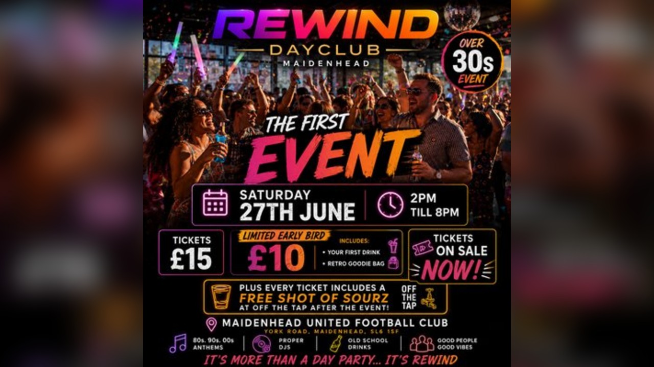 REWIND DAYCLUB MAIDENHEAD | OVER 30s
