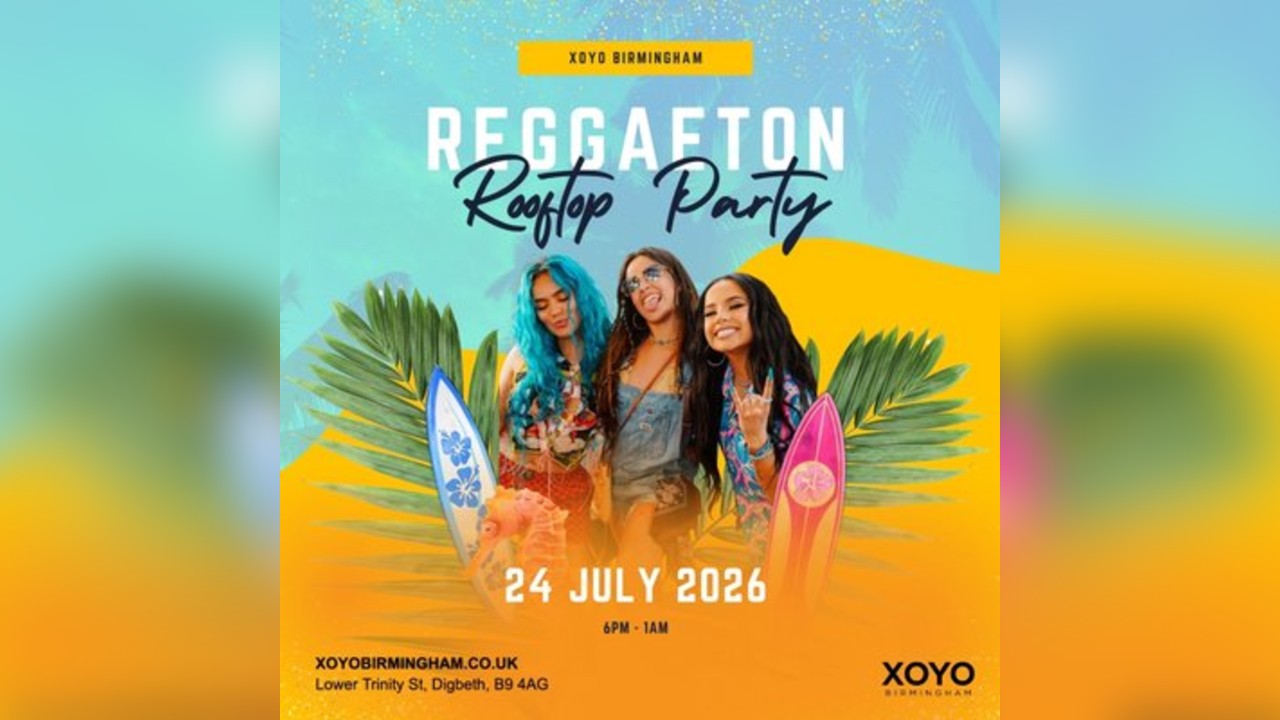 Reggaeton Rooftop Party (Birmingham) July