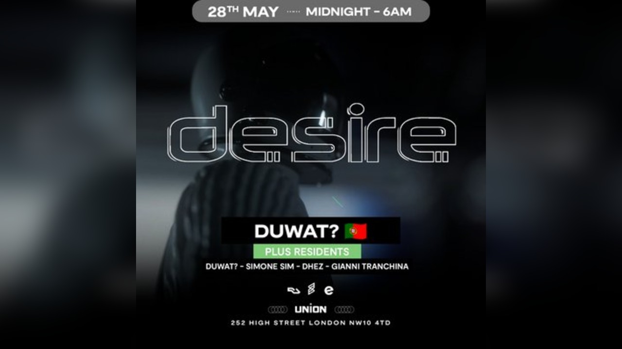 DESIRE - Weekly Thursday After Party - DUWAT