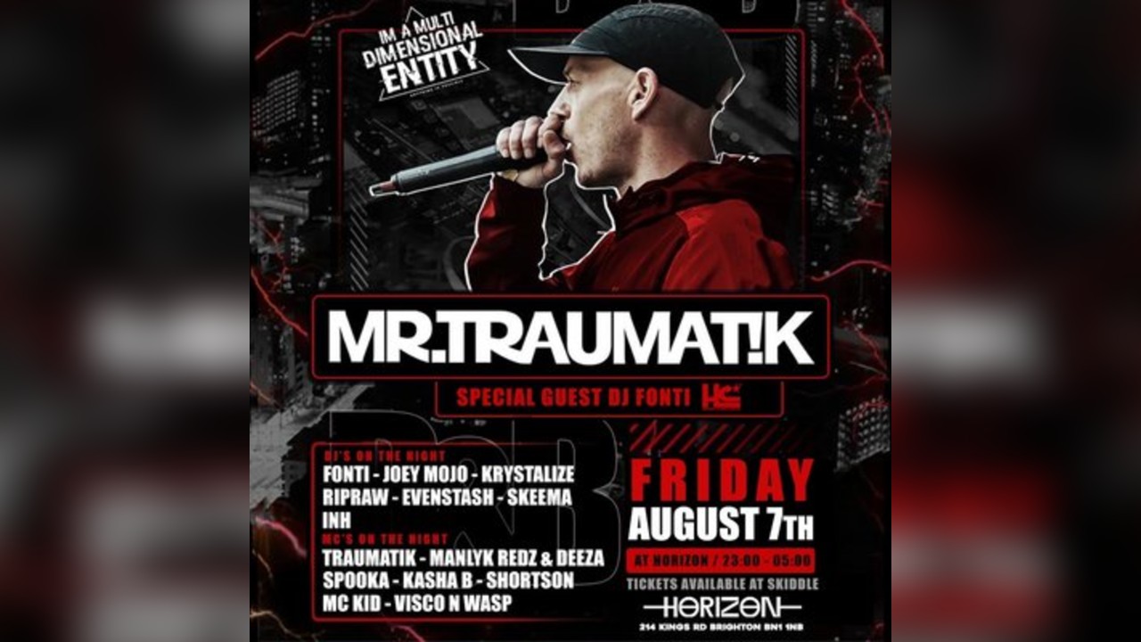 BRIGHTON Drum & Bass presents MR TRAUMATIK