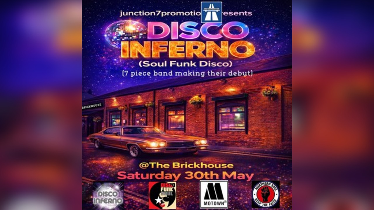 Disco Inferno Soul Funk Disco Party Night