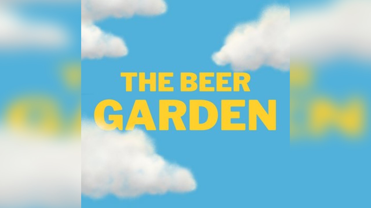 The beer garden