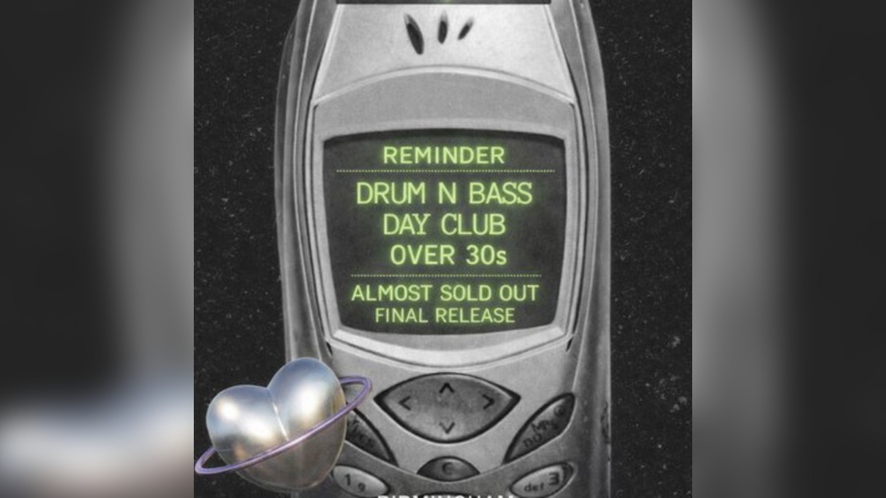 Drum n Bass over 30s Day Club