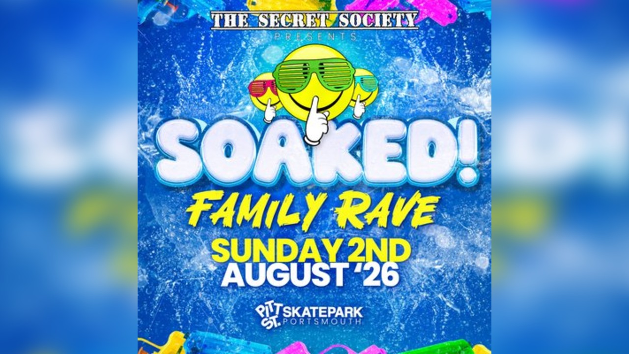 SOAKED - The Secret Society Family Rave at Pitt St Skatepark