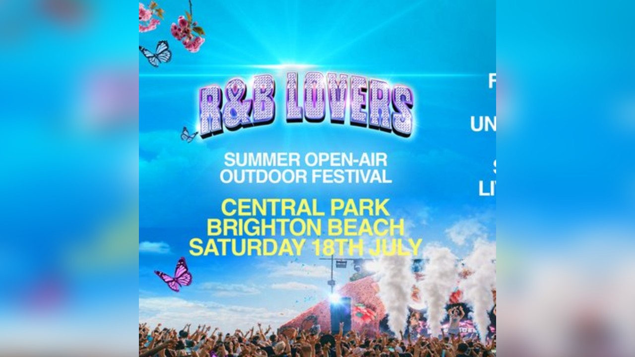 R&B Lovers -  Summer Outdoor Beach Festival - Central Park