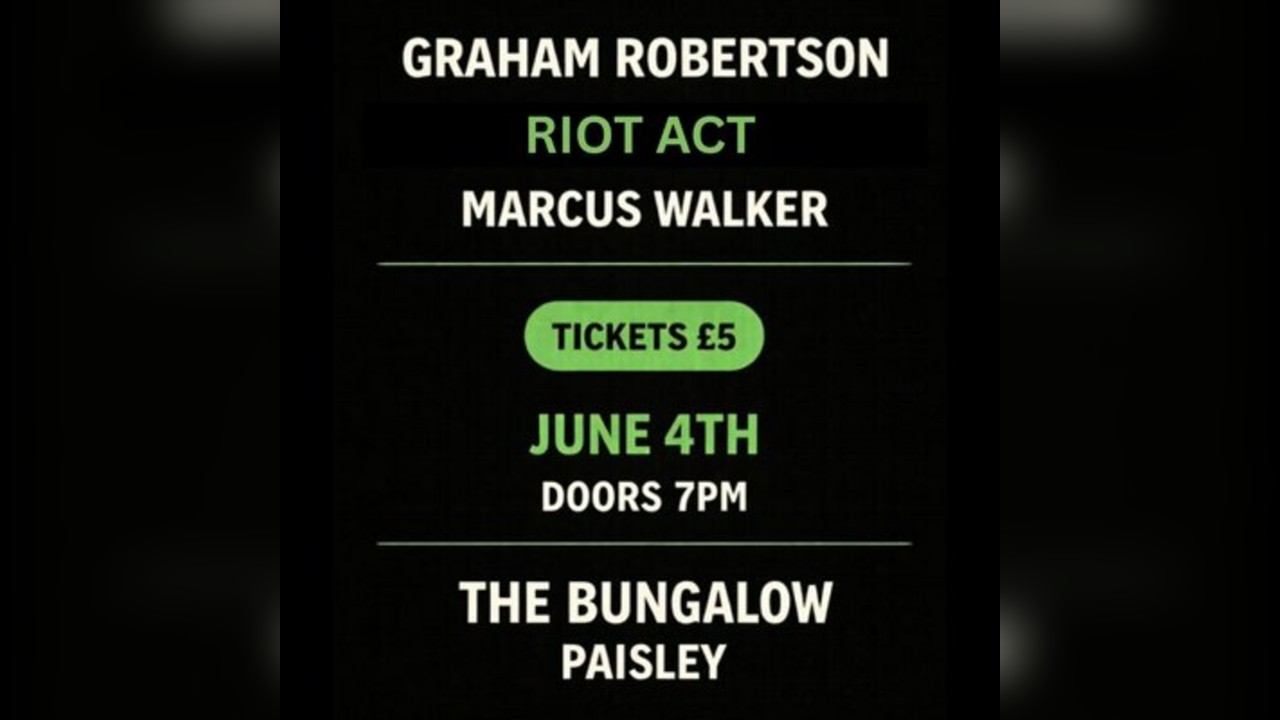 Graham Robertson, Riot Act and Marcus Walker