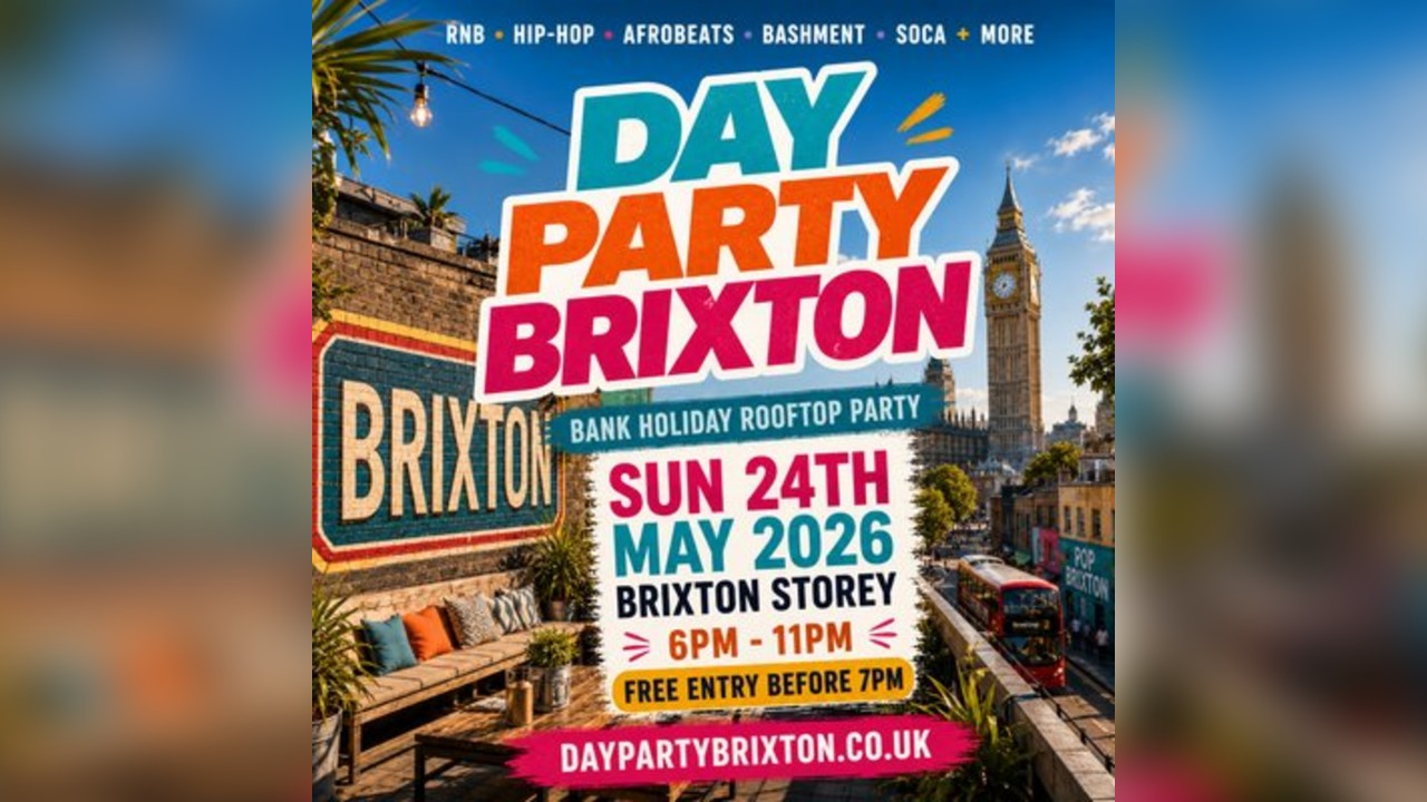 DAY PARTY BRIXTON - Summer Bank Holiday Rooftop Day Party