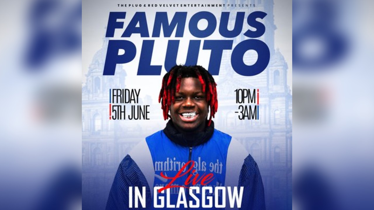 Famous Pluto Live in Glasgow