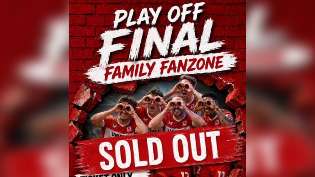 Championship Final Boro v Hull City Family Fanzone