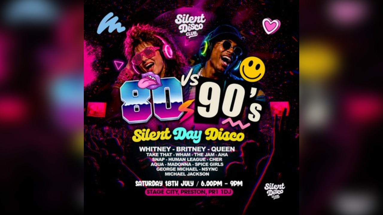 80's v 90's - Silent Disco Club Daytime Party
