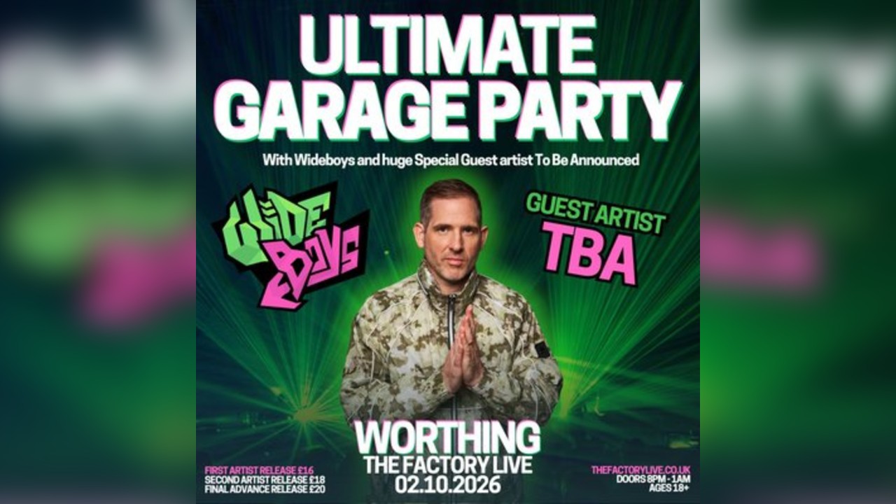 Ultimate Garage Party: Wideboys + Special Guest