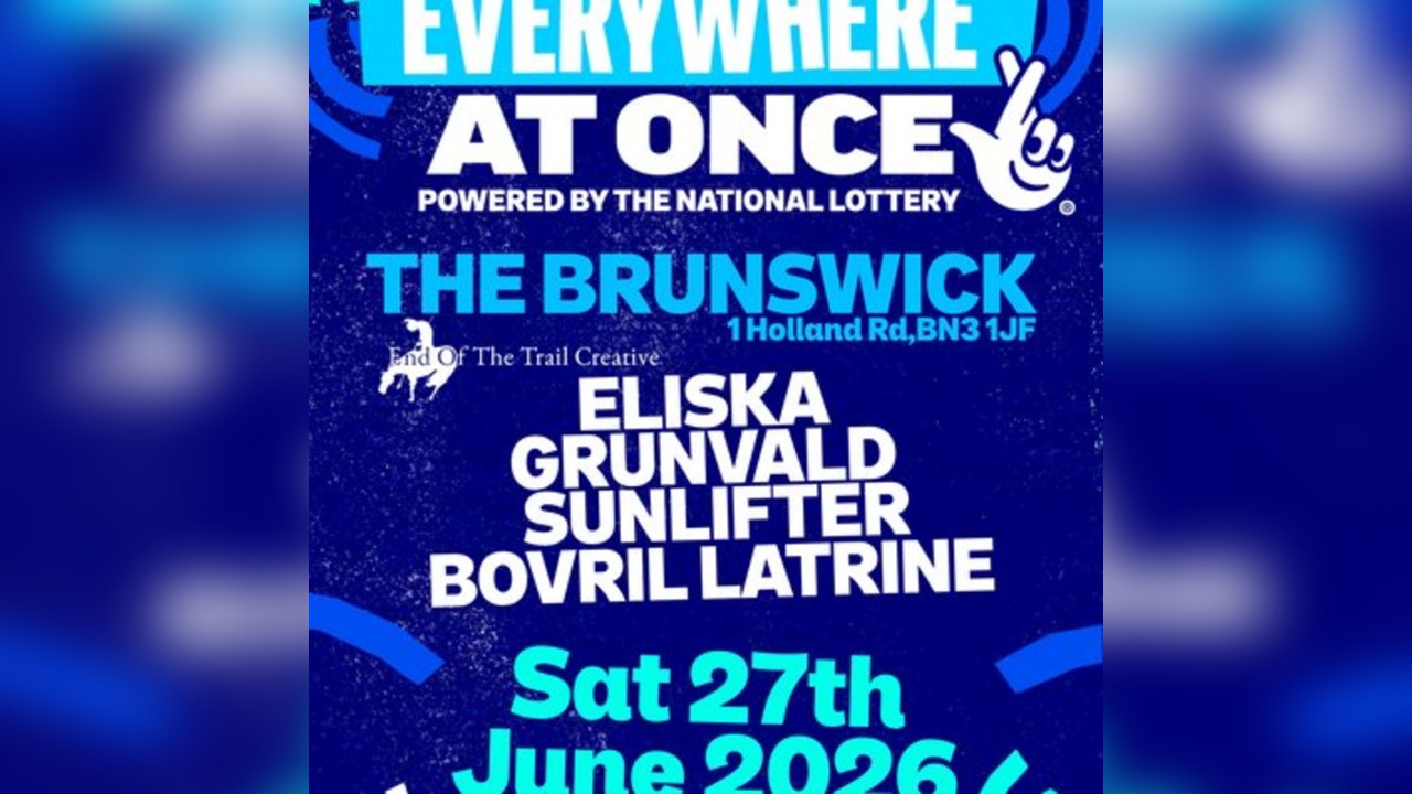 Everywhere At Once @ The Brunswick. Sat 27th June