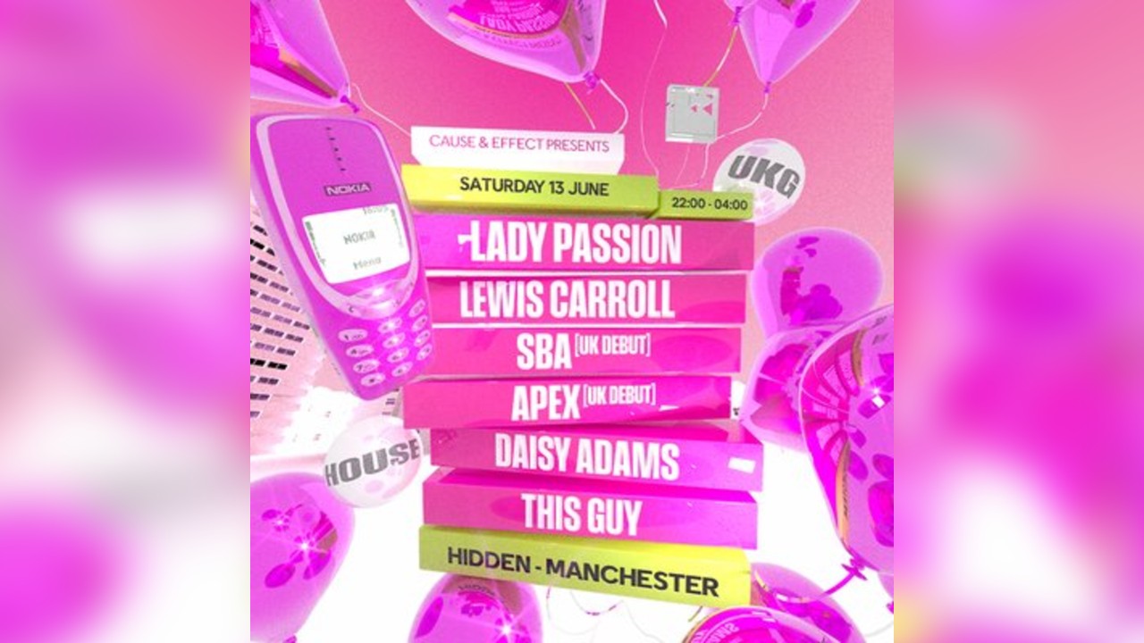 Cause & Effect presents Lewis Carroll, Lady Passion, Apex, SBA