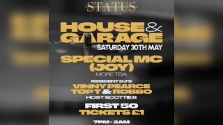 Status Bexleyheath House & Garage Night With Special Mc