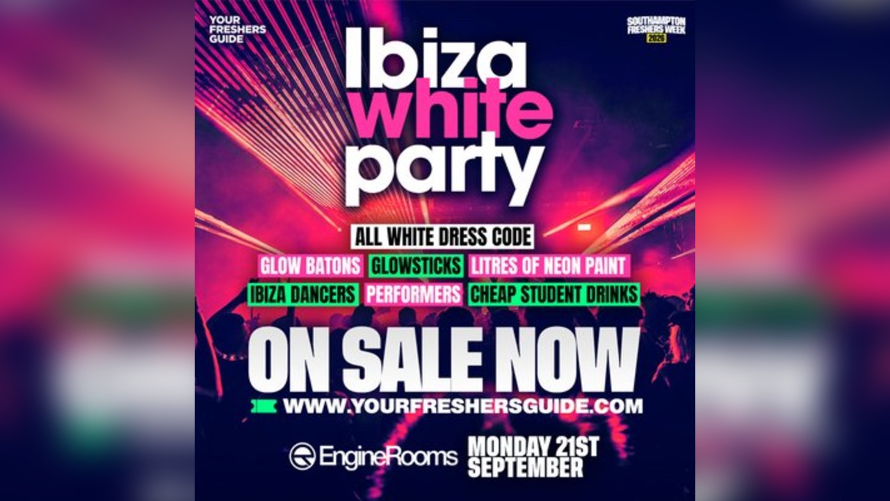 Ibiza White Party | Southampton Freshers 2026