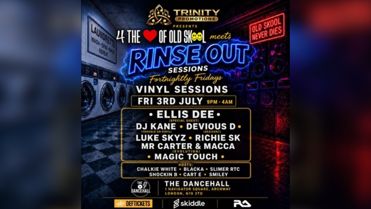 4 the Love of Oldskool Meets Rinse Out..The Vinyl Session