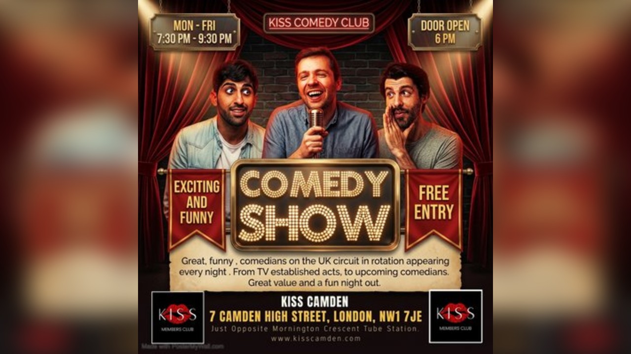 Comedy Show London | Wed 27th May