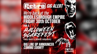RETRO back at the MIDDLESBROUGH EMPIRE for a HALLOWEEN special