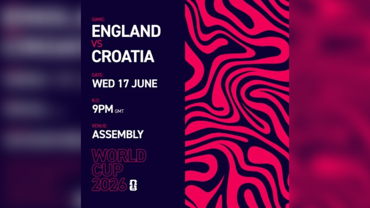 ENGLAND vs CROATIA 17/06/26 [Free Entry Ticket]