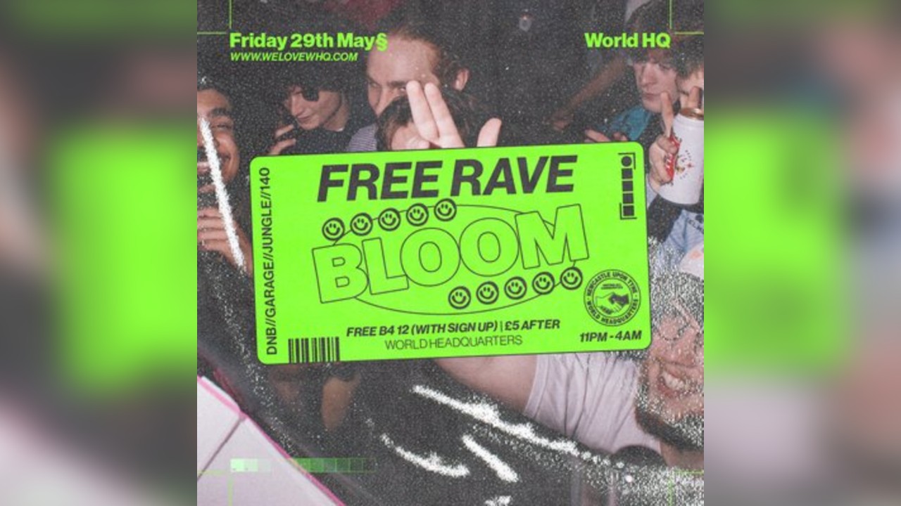 BLOOM - FREE RAVE - D'n'B, Jungle, UK Garage, 140