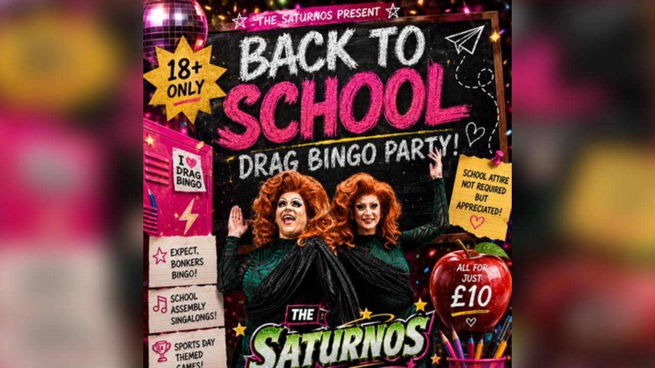 BACK TO SCHOOL - Drag Bingo Party.