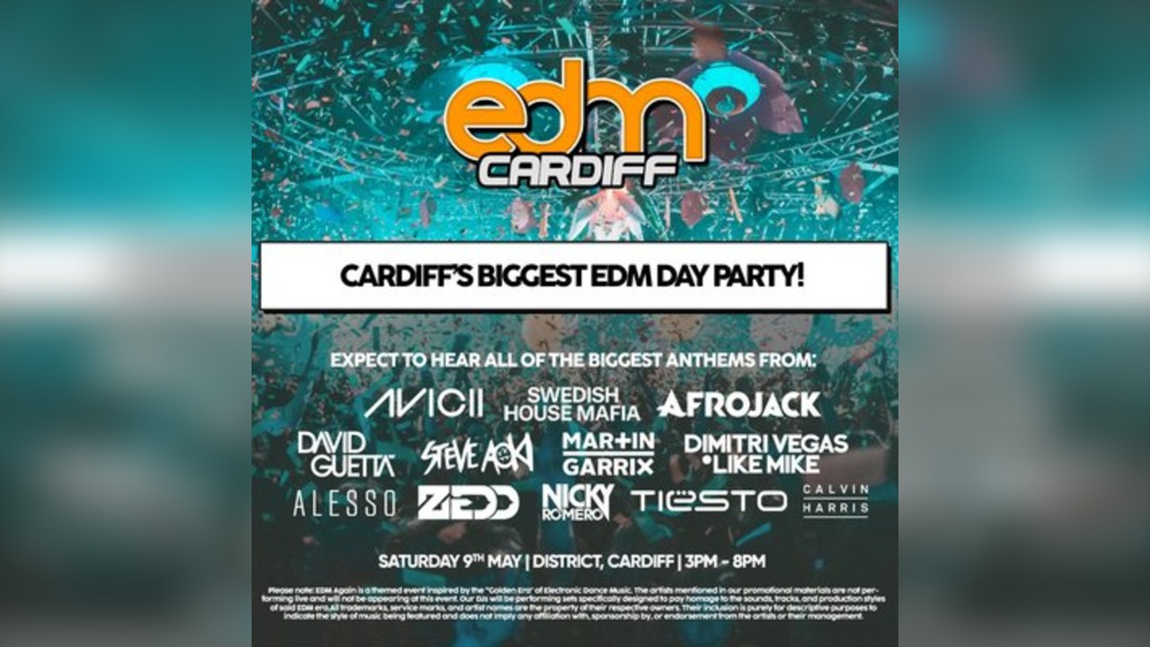 2010's EDM: The Day Party - Cardiff