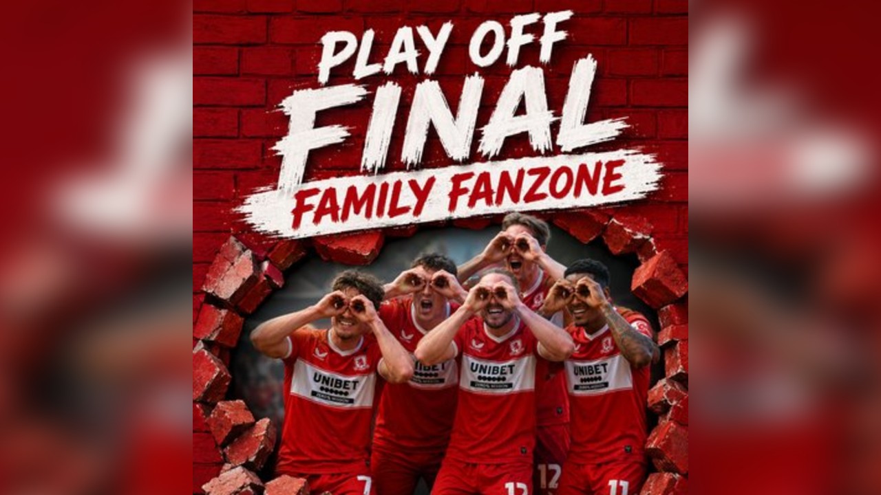 Championship Final Boro v Hull City Family Fanzone