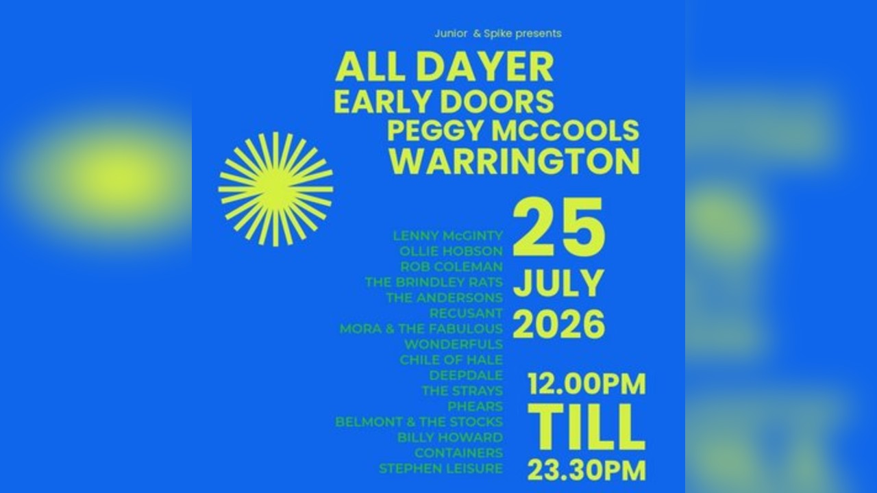Early Doors at Peggy's 25th July