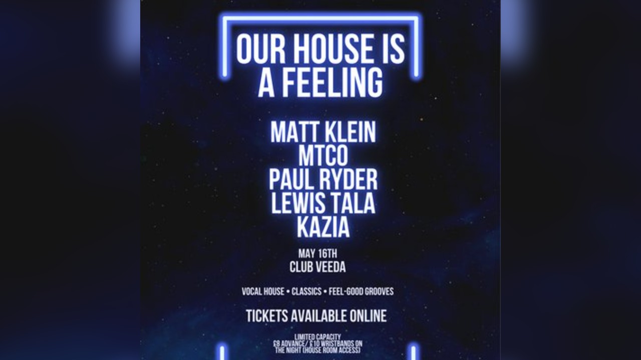 Our House Is A Feeling - Vocal and Classic House