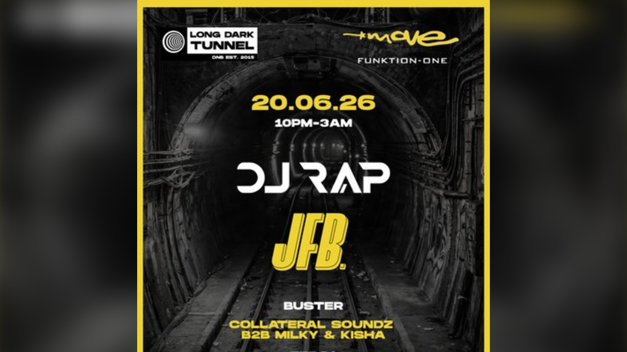Long Dark Tunnel | DJ RAP, JFB + more | 20.06.26 | Exeter