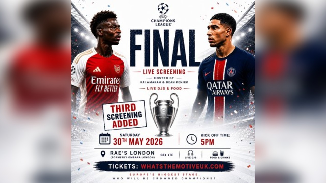 Arsenal v PSG - Champions League Final - LONDON BRIDGE SCREENING