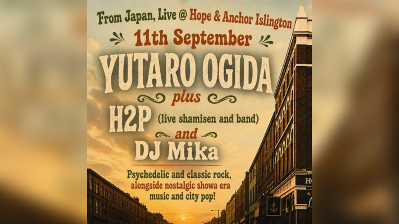 Live from Japan: Yutaro Ogida, + H2P live shamisen and DJ Mika