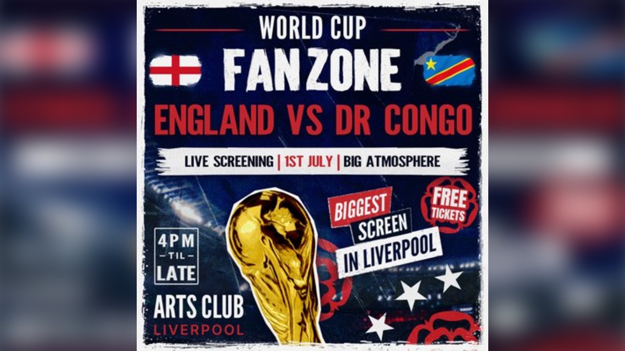 England Vs DR Congo - World Cup Fanzone