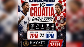 England VS Croatia - Watch Party