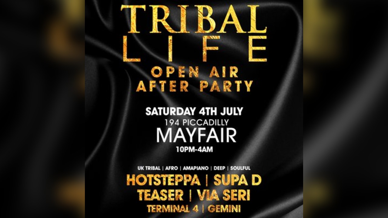 Tribal Life - Open Air AFTER PARTY